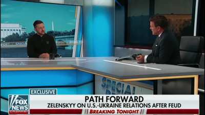 Zelensky Asked on Fox News if He Can Salvage Relationship with Trump