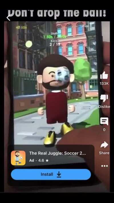 He's really passionate about balls