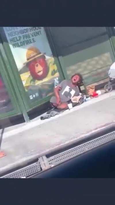 Don’t do meth, people. This was in LA