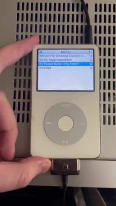 Bought a used 5th Gen classic on eBay, the seller didn't erase any of his data and this was one of the videos on it