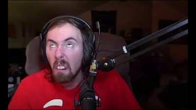 How Asmon Feels when he chews 5 gum - stimulates his senses