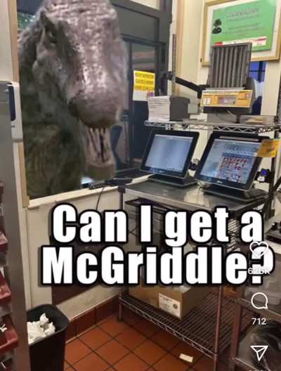 When McDonalds builds a new location in Jurassic Park