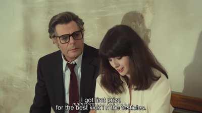 Donatella Damiani Says She Got First Prize for Best Kick to the Testicles As She Watches a Group of Women Learn How To Kick Balls, in City of WomenLa Città Delle Donne (1980)