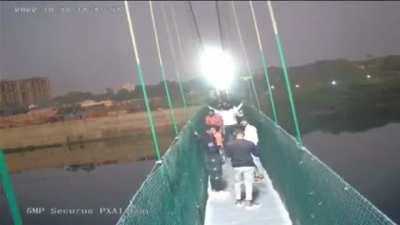 The bridge that collapsed in India