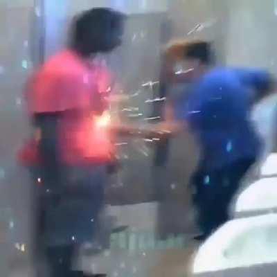 school bathrooms during break