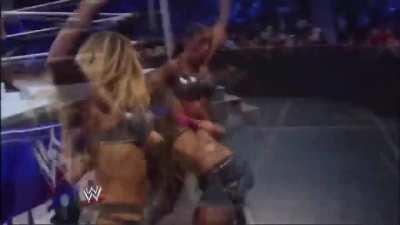 AJ Lee spanked by Funkadactyls