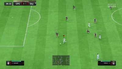 The pace boost you get after knocking the ball on with a lengthy player is ridiculous