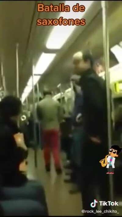 Hold my saxophone bag