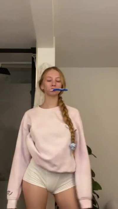 Them undies fit perfectly on her