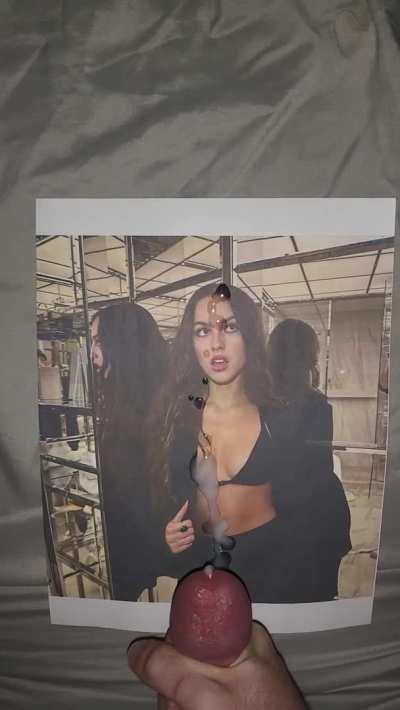 Covering Olivia Rodrigo with a perfect cum tribute