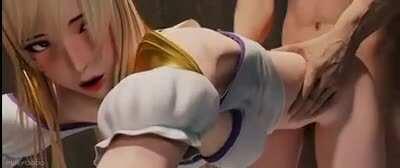 Ahri BTS at Worlds 2018 Finals, (milkytabbo)