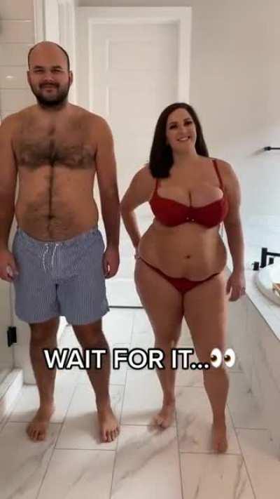 This couple before and after their weightloss