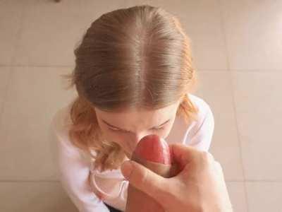 My man exploded on my face