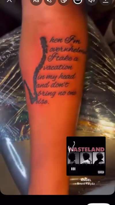 Got my first tat