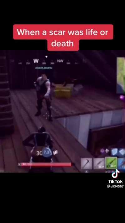 When the scar was a life decision