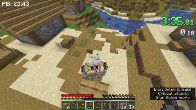 short edit of my recent 1.16.1 speedrun PB