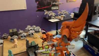 To celebrate 10th Editions launch we are hosting a farewell to 9th Edition Apocalypse game at my LGS in Chicago. There’s roughly 111,000 points at play with 18 players.