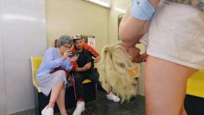 Just another totally normal day on the NYC Subway