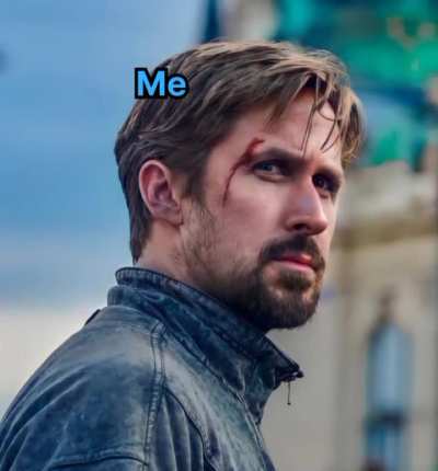 I am Ryan Gosling I am Doing Fighting Against Demons