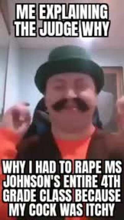 your honor, rubbing it just didnt do it