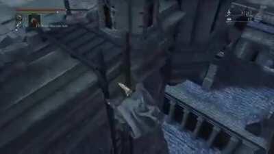 Pyramid Head on ladder?