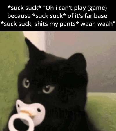 like, grow up you fucking baby.