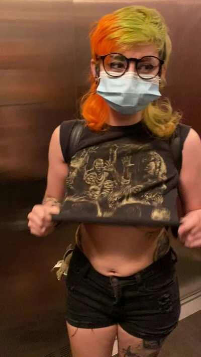 Quick secret, all women have flashed their tits in the elevator