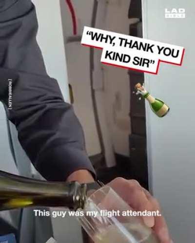 When you're the only passenger on the plane