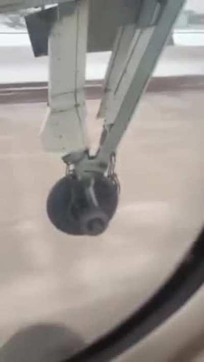 1st time on a plane, uh how important is that wheel thingy? One just fell off.....