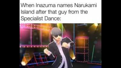 When that guy from Persona 4 gets his own island named after him:
