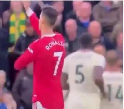 Ronaldo trolling at ole