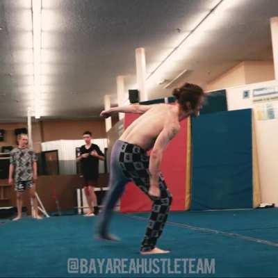 HMRB while I perform this tricking combo