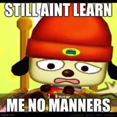Parappa doesn’t give a swag