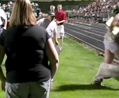 One Two and Three. Lucky no one was around that saw this.....