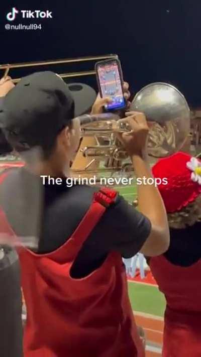 The grind never stops