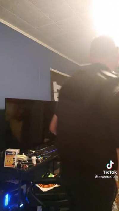 You better stand at attention and thank this man for his 5 months of service.