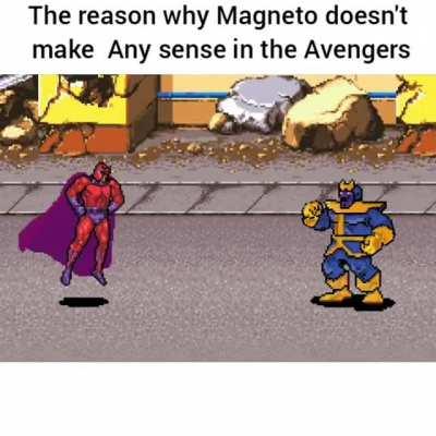 And Thanos thought the all Metal Suit will protect Him.