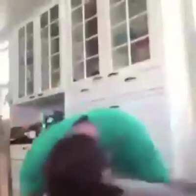 Even the plate doesn't want to break