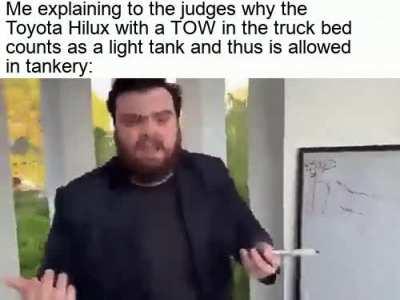 uhh pretend there's a western tankery league with cold war-era vehicles for this meme to make sense