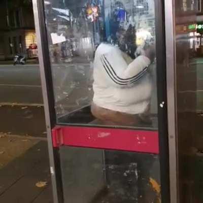 Toilet, or phone booth?