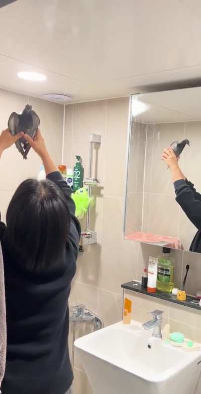 Wife was dancing with a bird we rescued and he pooped on her foot.