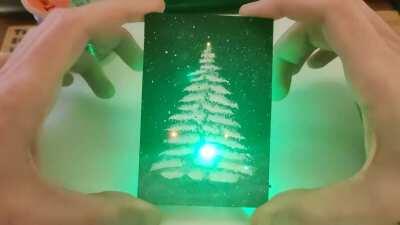 PCB Christmas card I made