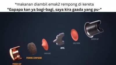 Let's keep our trains safe from emak2 rempong nyolong makanan