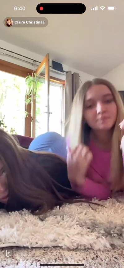 Claire Christiaa and sister