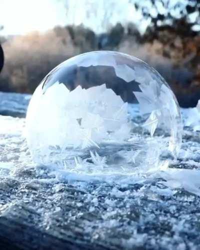 Bubble freezing