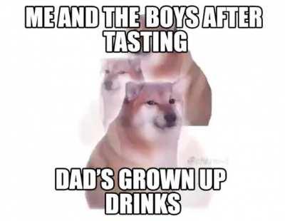 We thought it was apple juimce!