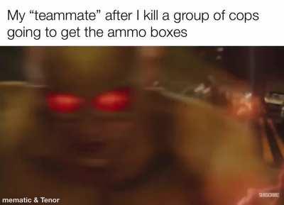 I swear they have a radar that tells them where all the ammo in the map is