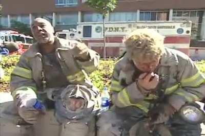 9_11 Firefighters say their devices that went off in the buildings almost killing them and that one of the planes was black.