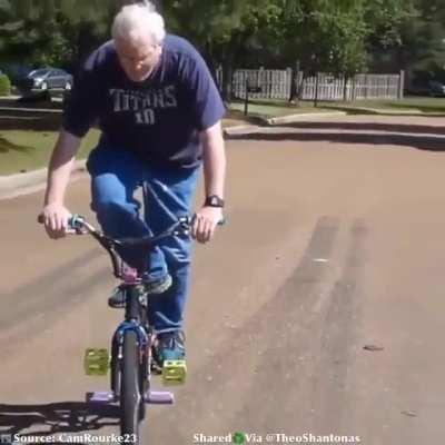 Old man rad skills