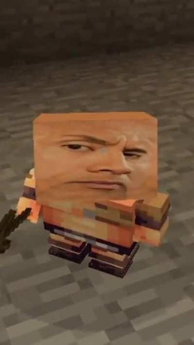 The Rock Minecraft 🤨🤨🤨